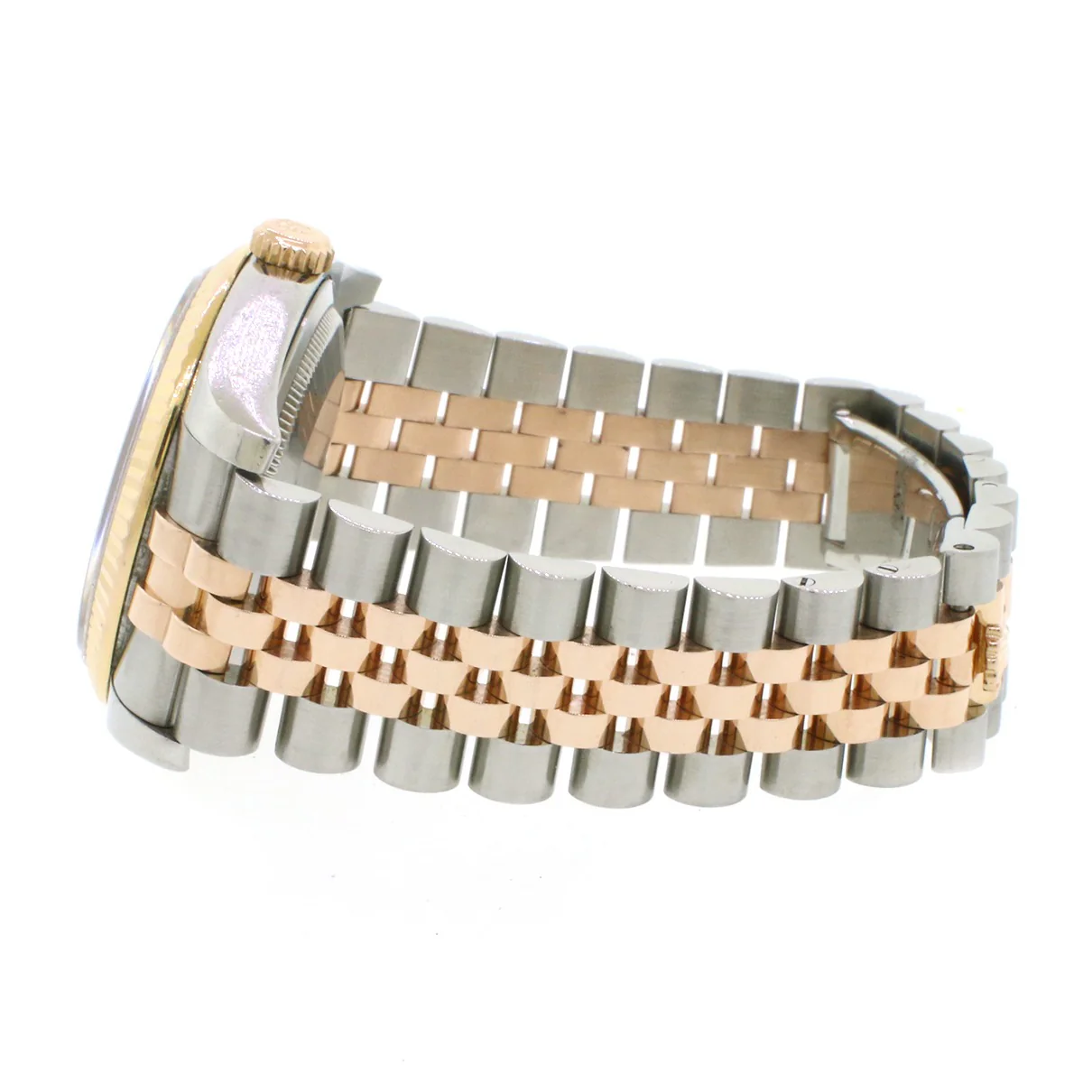 Rolex Datejust Black Index Dial 2-Tone Rose Gold/SS 36mm Jubilee Mens Watch 116231 - Image 7