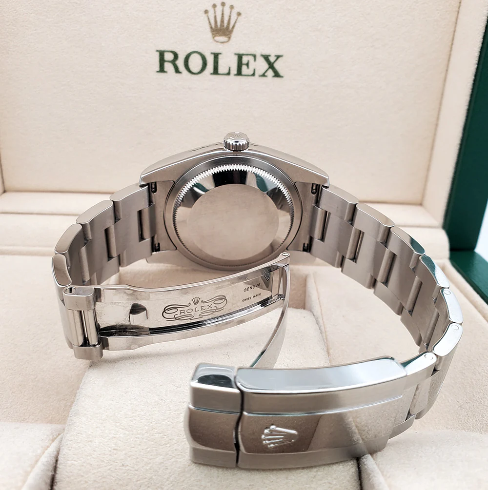 Rolex Datejust Black Tuxedo Dial 36mm 116200 Stainless Steel Oyster Watch - Image 6