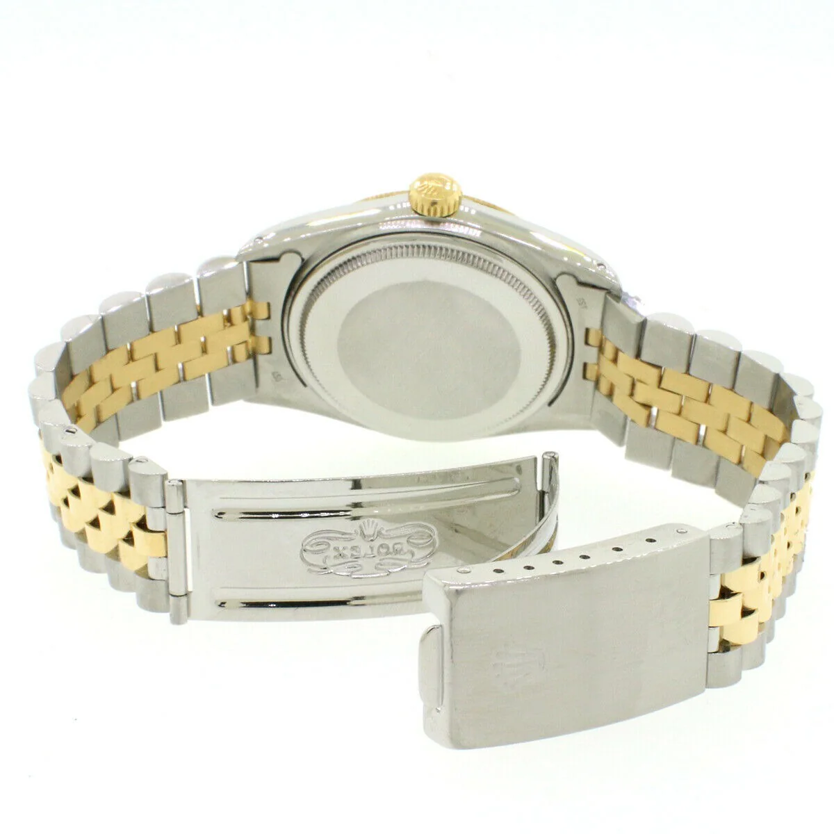 Rolex Datejust Buckley Dial 2-Tone 36mm Jubilee Watch 16013 - Image 4