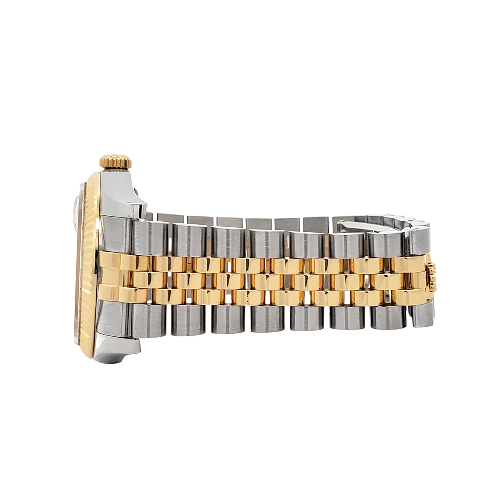 Rolex Datejust Factory Champagne Diamond Dial 2-tone Yellow Gold/Steel Jubilee 36mm Watch 116233 - Image 4