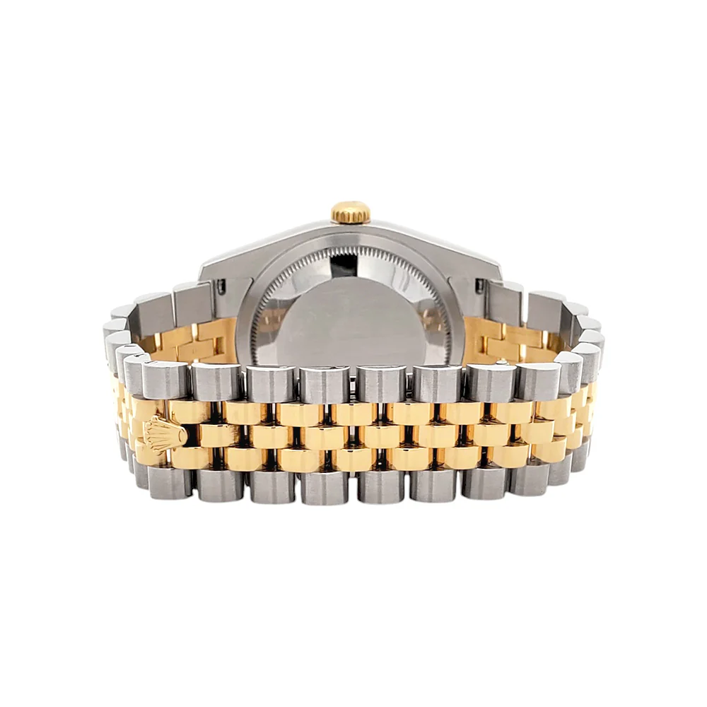 Rolex Datejust Factory Champagne Diamond Dial 2-tone Yellow Gold/Steel Jubilee 36mm Watch 116233 - Image 5
