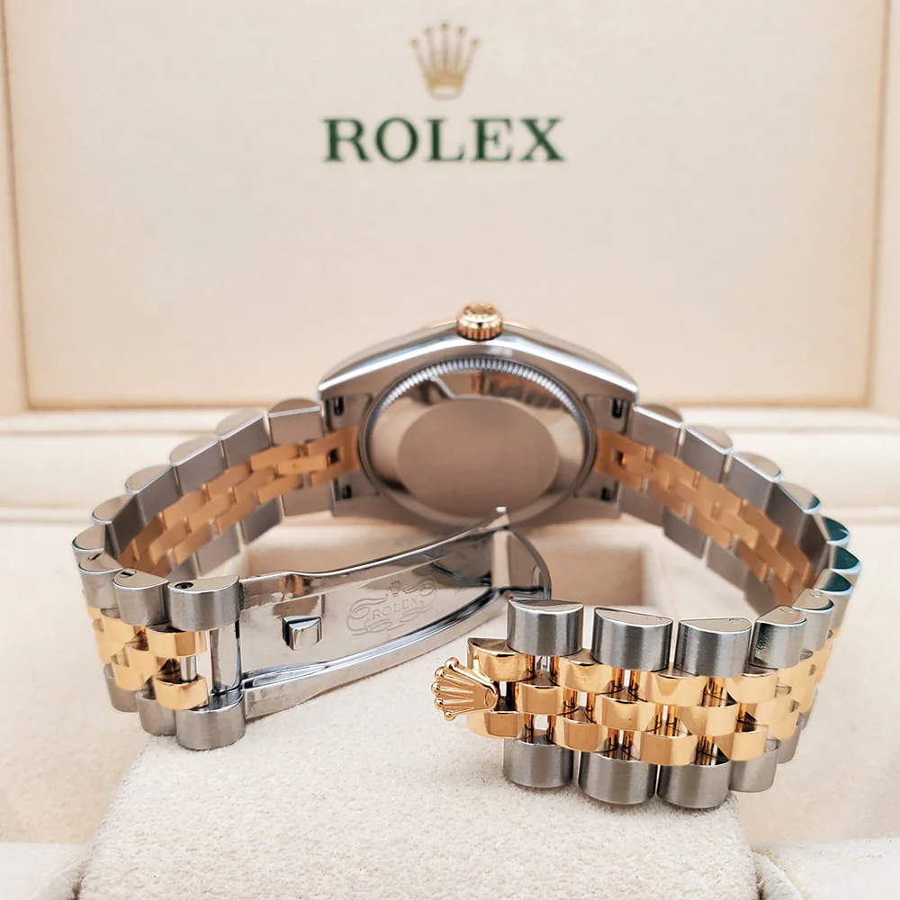 Rolex Datejust Factory Diamond Silver Jubilee Dial 2-tone Yellow Gold/Steel 31mm Watch 178273 Box Papers - Image 7