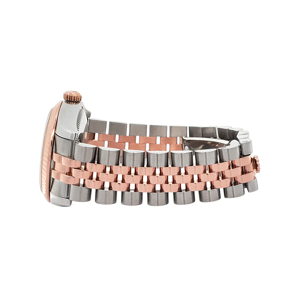 Rolex Datejust Factory Jubilee Diamond Dial 2-Tone Rose Gold/Steel 31mm Jubilee Watch 178271 Box Papers - Image 6