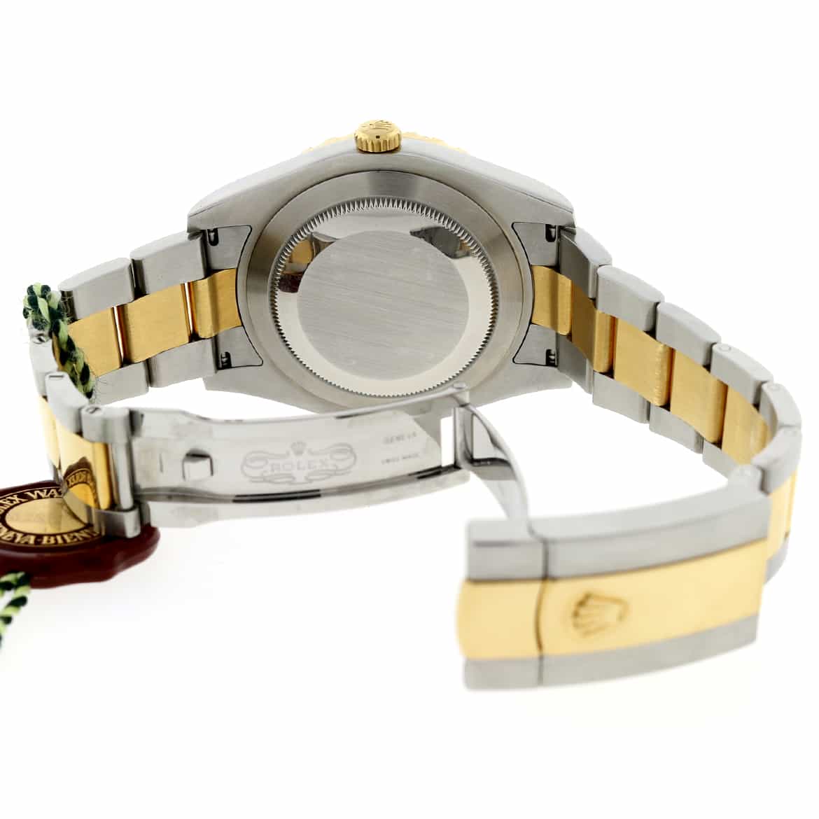 Rolex Datejust II 41mm 2-Tone Factory Grey Slate Roman Dial/Custom Diamond Bezel 116333 Watch - Image 10