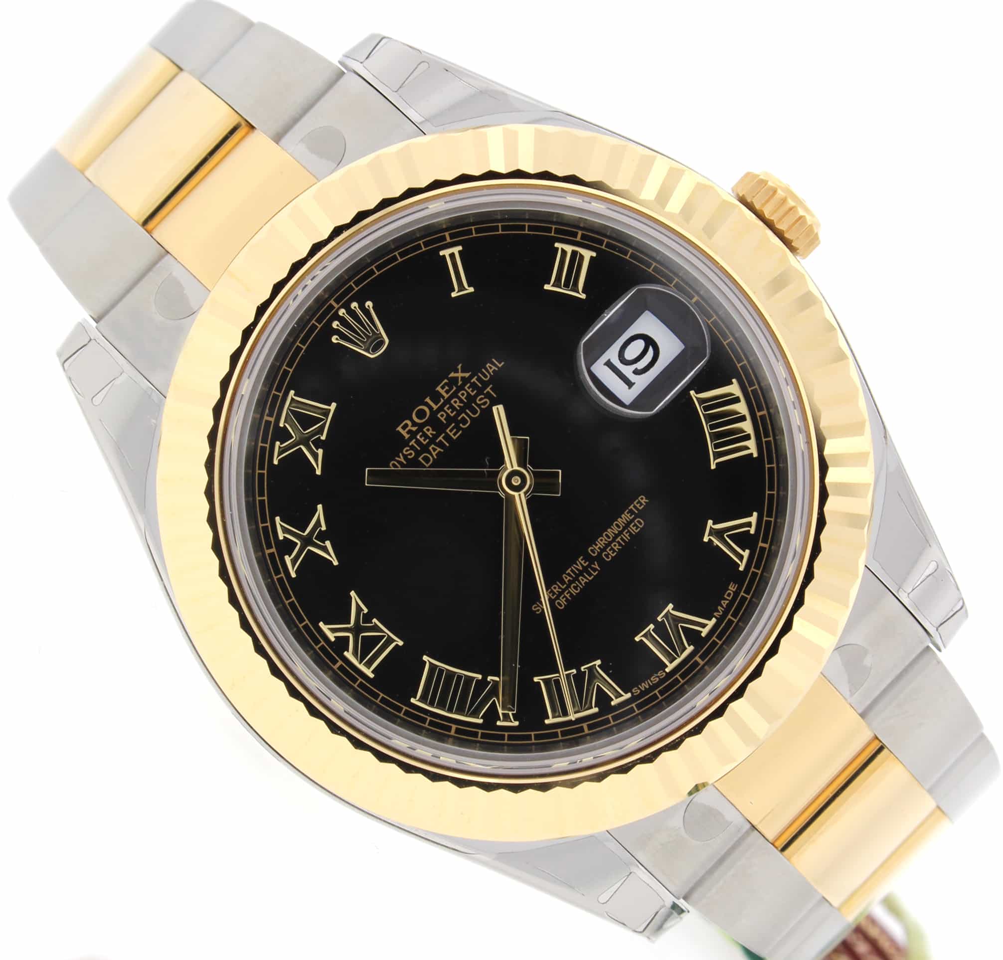 Rolex Datejust II 2-Tone 18K Yellow Gold/Stainless Steel 41MM Automatic Mens Watch 116333 - Image 4