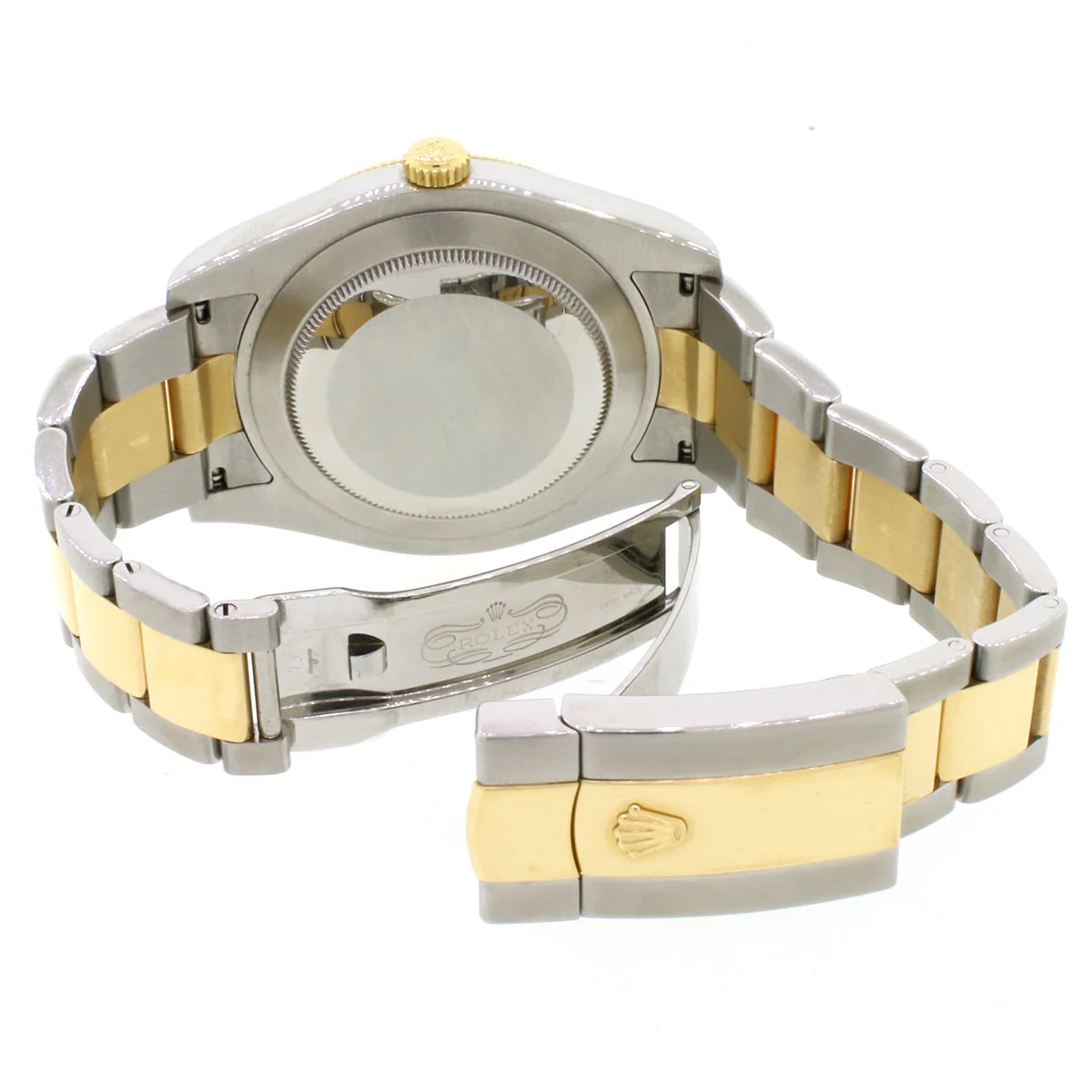Rolex Datejust II 2-tone Yellow Gold/Steel 41mm Grey Roman Dial Automatic Watch 116333 - Image 6