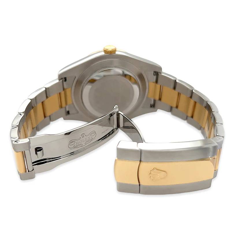 Rolex Datejust II 2-tone 41mm Champagne Index Dial 116333 Watch 2013 Box Papers - Image 5