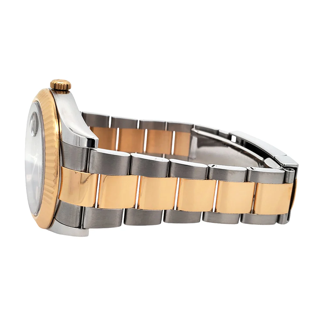 Rolex Datejust II 2-tone Yellow Gold/Steel 41mm Wimbledon Roman Dial Watch 116333 Box Papers - Image 4
