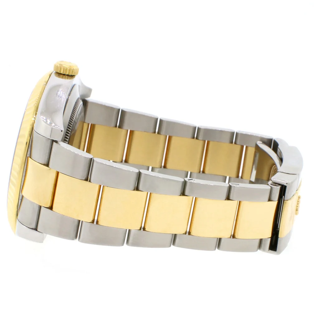 Rolex Datejust II 2-Tone18K Yellow Gold & Stainless Steel Factory Champagne Diamond Dial 41MM Automatic Mens Oyster Watch 116333 - Image 6