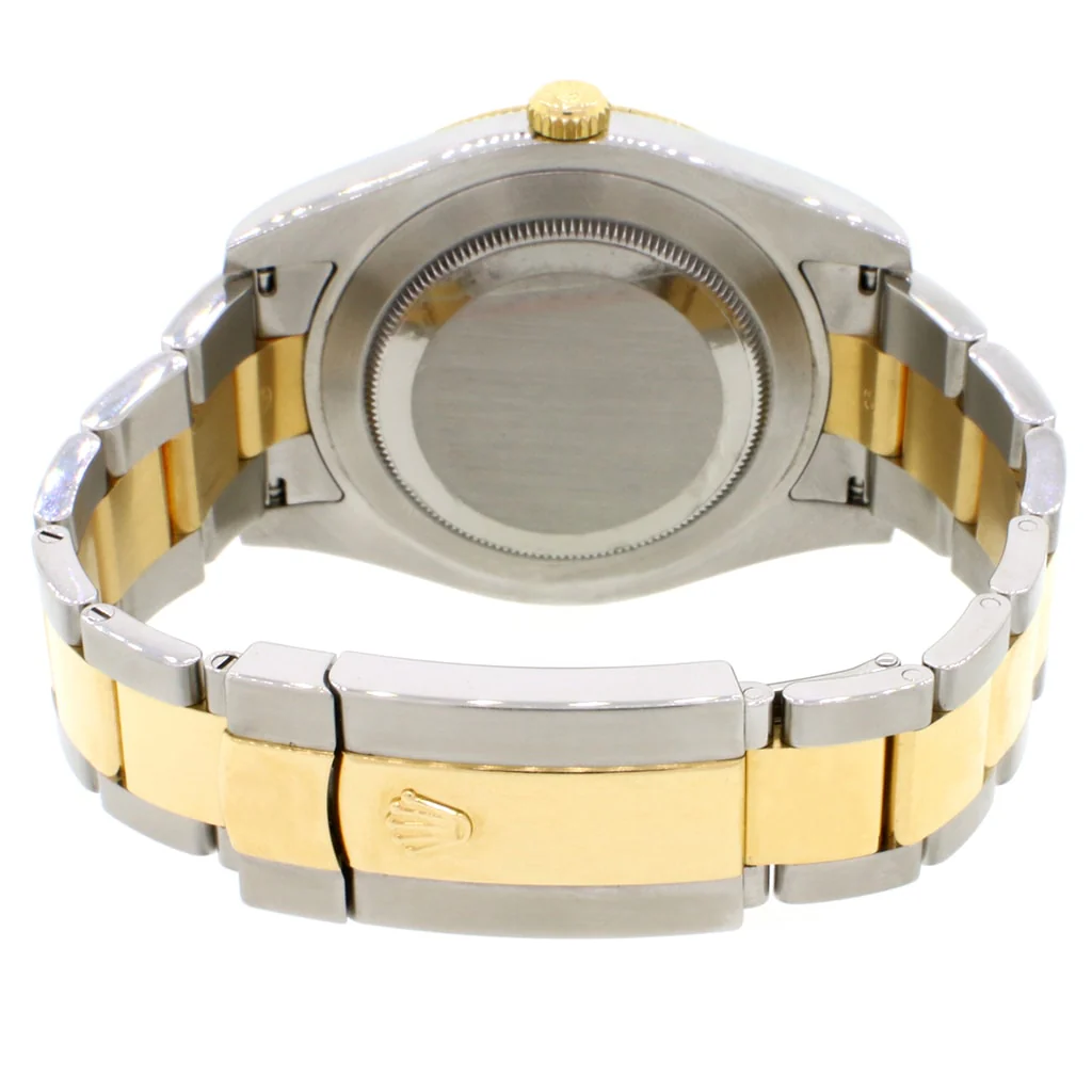 Rolex Datejust II 2-Tone18K Yellow Gold & Stainless Steel Factory Champagne Diamond Dial 41MM Automatic Mens Oyster Watch 116333 - Image 8
