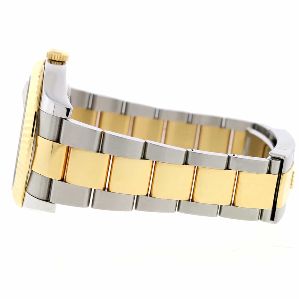 Rolex Datejust II 2-Tone18K Yellow Gold & Stainless Steel Original Champagne Diamond Dial 41MM Automatic Mens Oyster Watch 116333 - Image 7