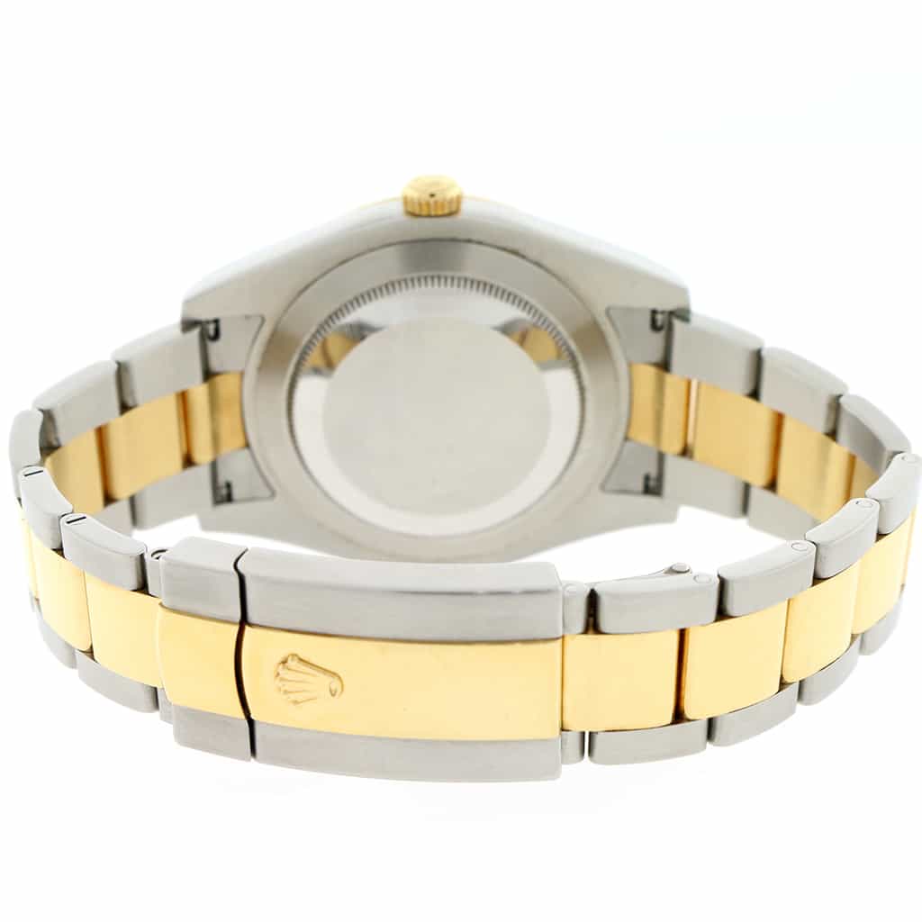 Rolex Datejust II 2-Tone18K Yellow Gold & Stainless Steel Original Champagne Diamond Dial 41MM Automatic Mens Oyster Watch 116333 - Image 8