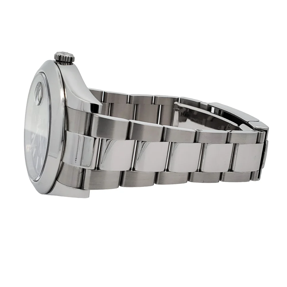 Rolex Datejust II 41mm 116300 Blue Stick Dial Stainless Steel Oyster Watch - Image 4