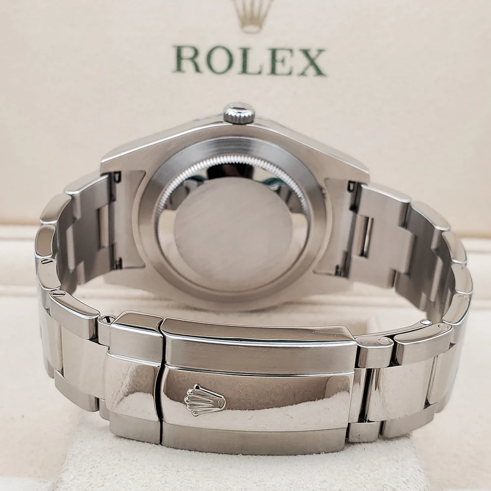 Rolex Datejust II 41mm 116300 Blue Stick Dial Stainless Steel Oyster Watch - Image 5