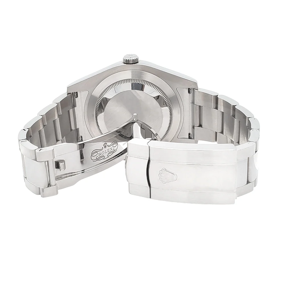 Rolex Datejust II 41mm 116300 Silver Index Steel Oyster Watch Papers - Image 6