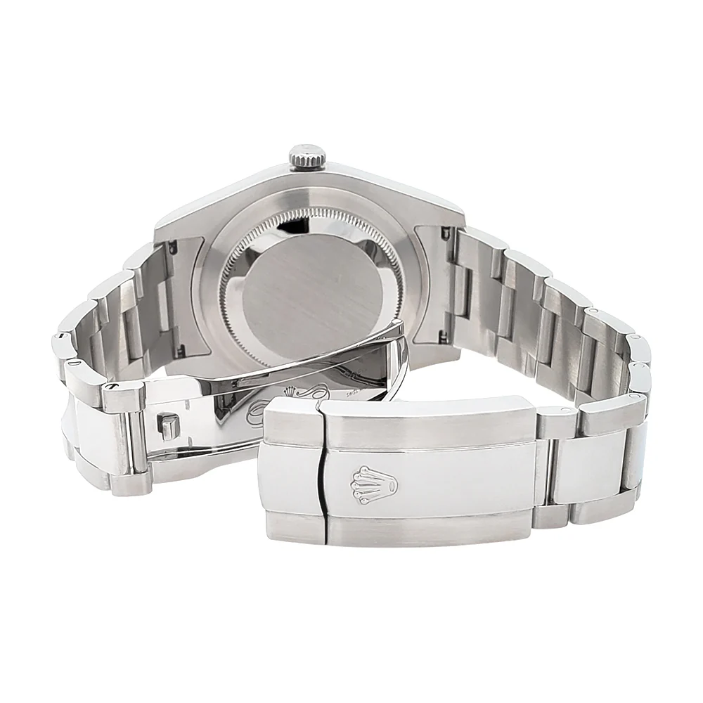 Rolex Datejust II 41mm 116300 Silver Index Steel Oyster Watch Papers - Image 6