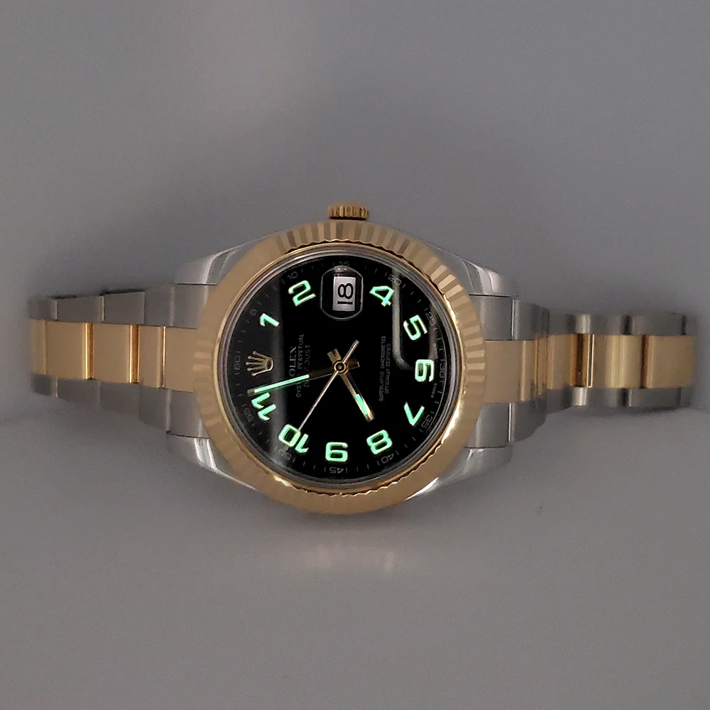 Rolex Datejust II 41mm 116333 Black Arabic Dial 2-tone Watch Box/Papers/Tag - Image 8