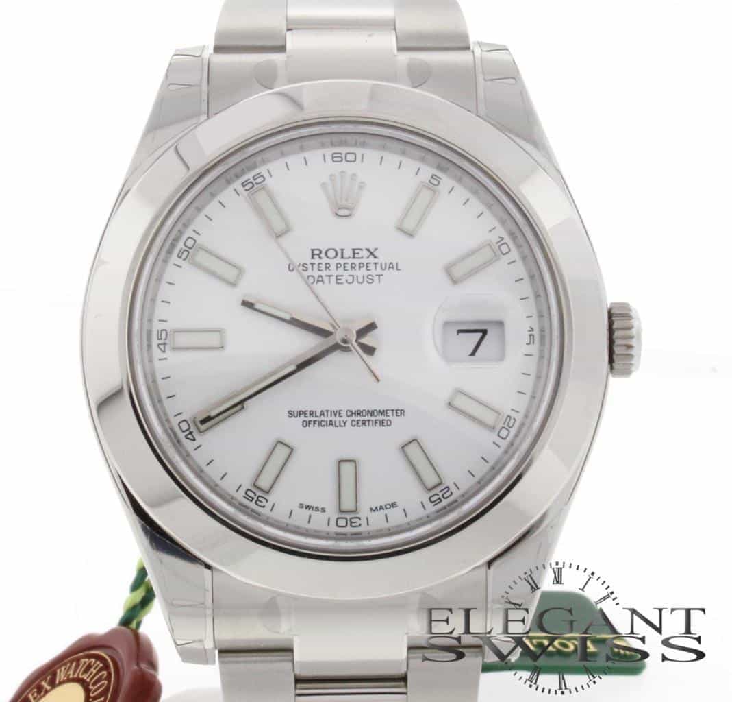 Rolex Datejust II 41MM Automatic Stainless Steel Mens Watch 116300