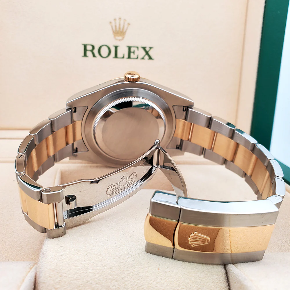 Rolex Datejust II 41mm Champagne Index 2-tone Yellow Gold/Steel 116333 Watch Box Papers - Image 6
