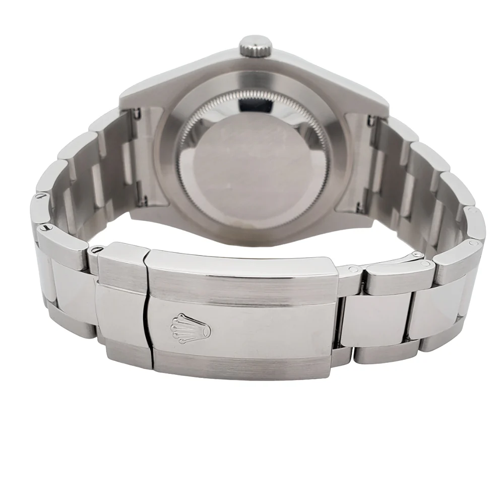 Rolex Datejust II 41mm Rhodium Grey Roman Dial Stainless Steel Watch 116300 Box Papers - Image 5