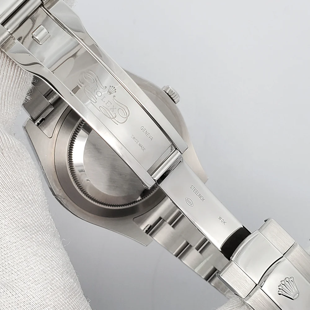 Rolex Datejust II 41mm Rhodium Grey Roman Dial Stainless Steel Watch 116300 Box Papers - Image 6