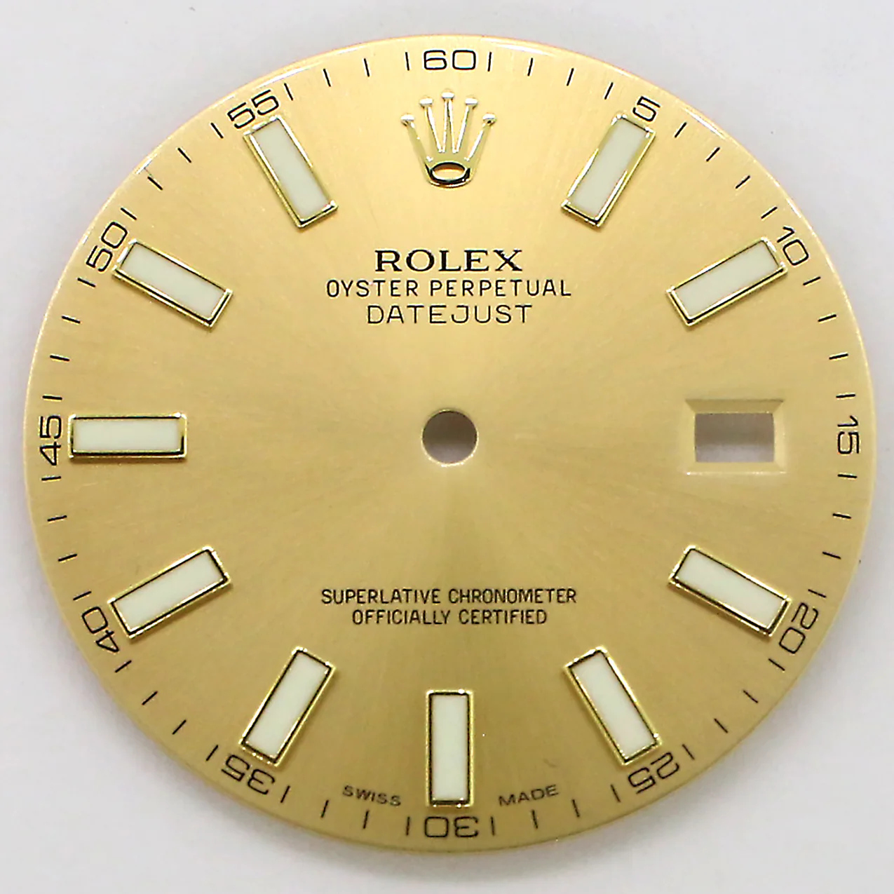 Rolex Datejust II Champagne Dial with Index Hour Markers 116333