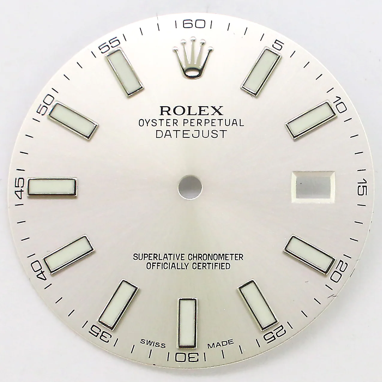 Rolex Datejust II Silver Dial with Index Hour Markers 116334