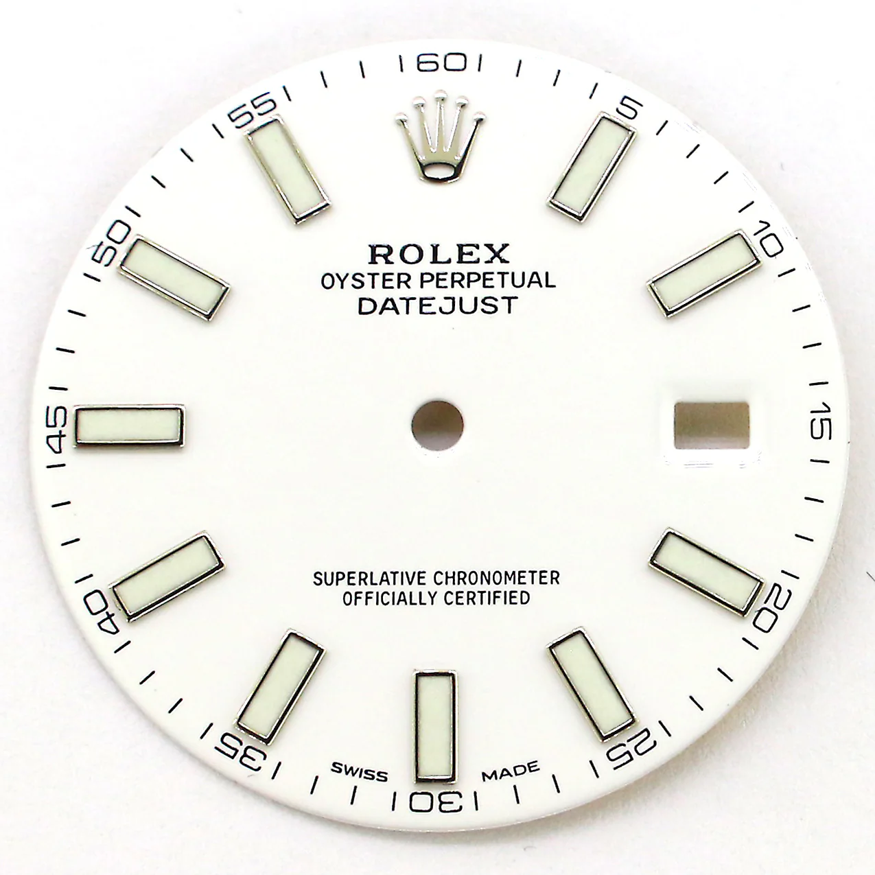 Rolex Datejust II White Dial with Index Hour Markers 116334