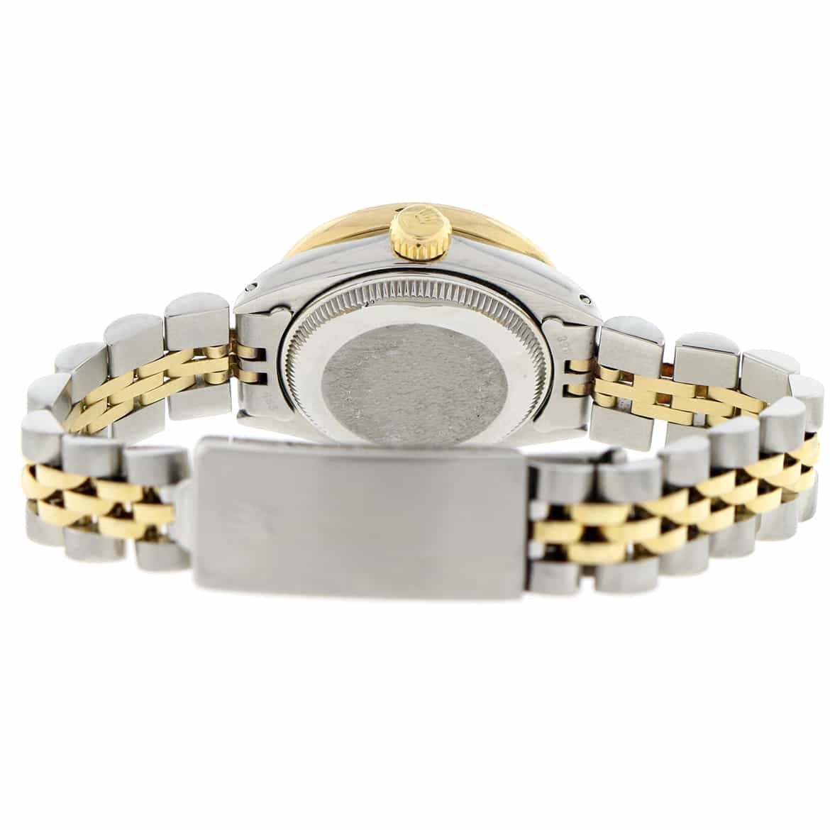 Rolex Datejust Ladies 2-Tone 18K Gold/Stainless Steel Original Champagne Diamond Dial 26mm Automatic Watch w/Diamond Bezel - Image 7