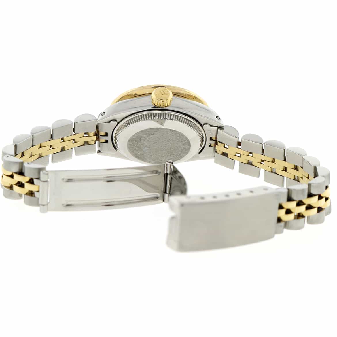 Rolex Datejust Ladies 2-Tone 18K Gold/Stainless Steel Original Champagne Diamond Dial 26mm Automatic Watch w/Diamond Bezel - Image 8