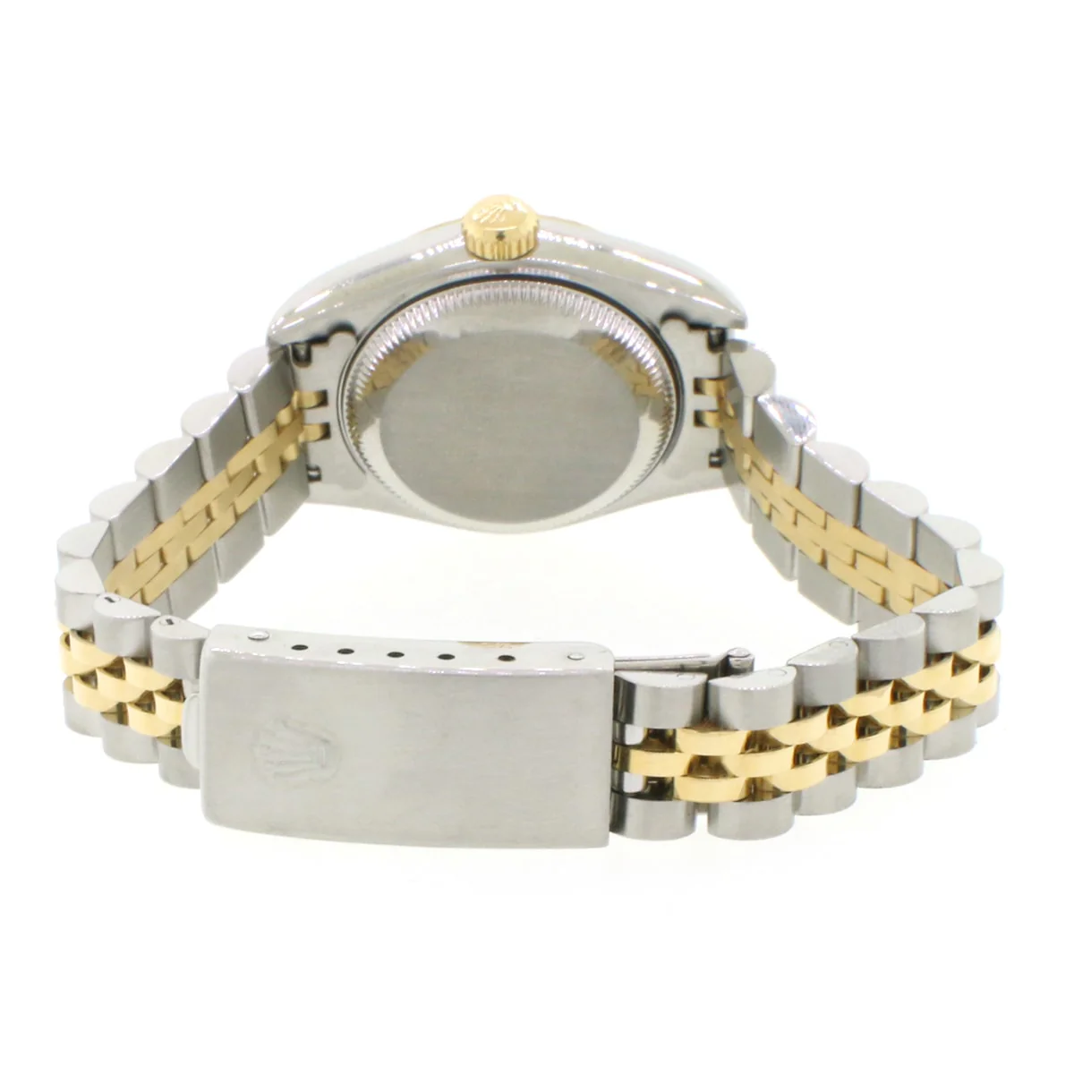 Rolex Datejust Ladies 2-Tone 18K Yellow Gold/Steel 26MM Factory Silver Index Dial Jubilee Watch No Holes Case - Image 6