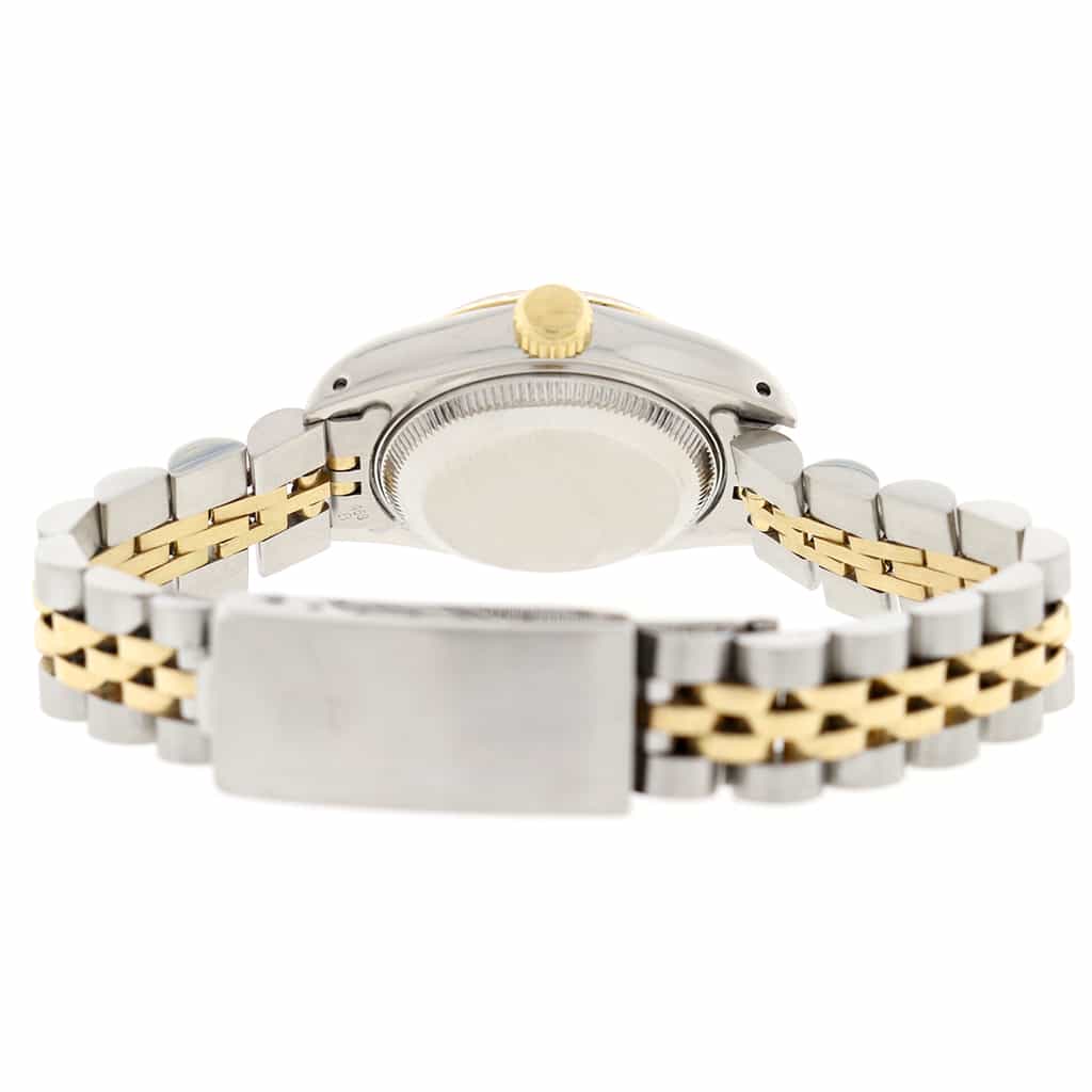 Rolex Datejust Ladies 2-Tone 18K Yellow Gold/Steel 26MM Original White Index Dial Jubilee Watch 69173 - Image 7
