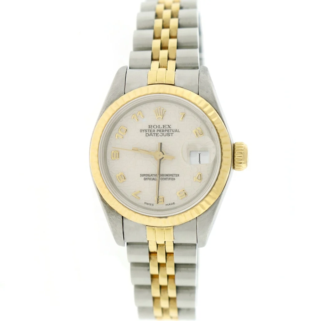 Rolex Datejust Ladies 2-Tone Gold/Steel Original Jubilee Dial 26MM Automatic Watch 69173