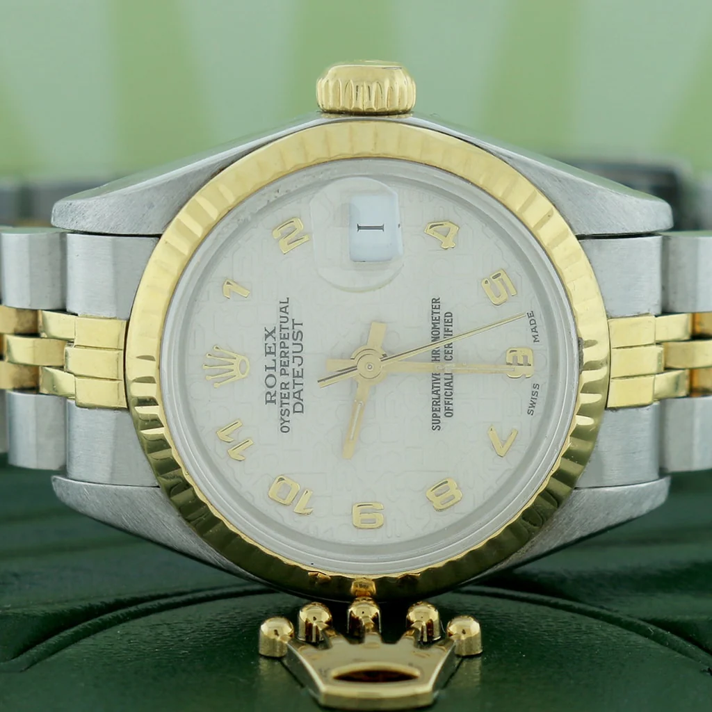 Rolex Datejust Ladies 2-Tone Gold/Steel Original Jubilee Dial 26MM Automatic Watch 69173 - Image 2