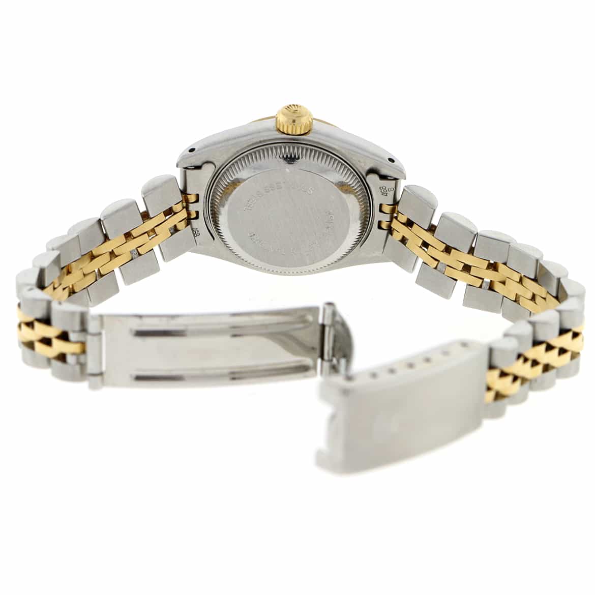 Rolex Datejust Ladies 2-Tone Gold/Steel Original Champagne Diamond Dial 26MM Automatic Watch - Image 10
