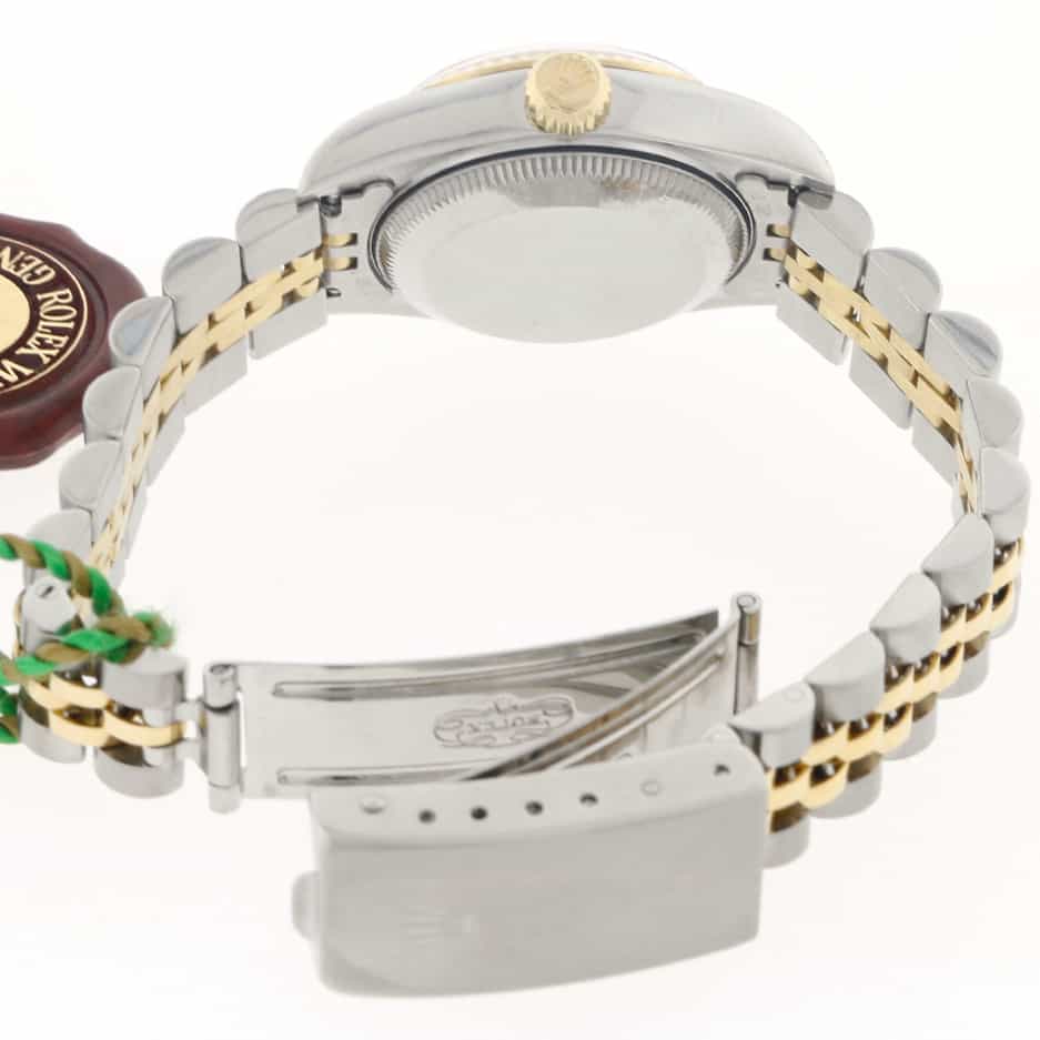 Rolex Datejust Ladies 2-Tone Gold/Steel Original Diamond Dial 26MM Watch 69173 - Image 8