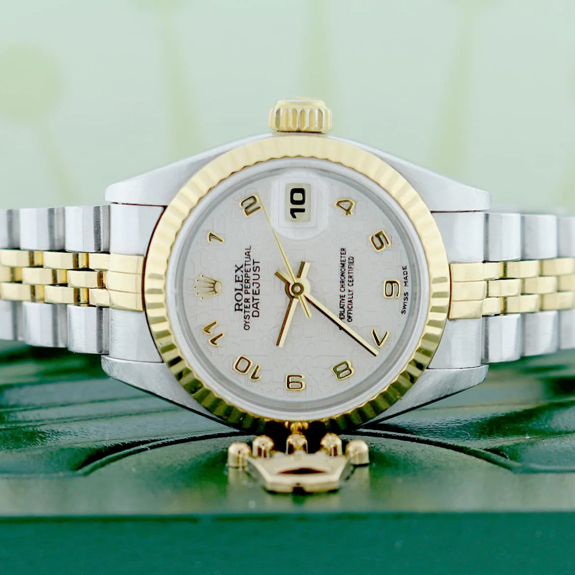 Rolex Datejust Ladies 2-Tone Gold/Steel Original Jubilee Arabic Dial 26MM Automatic Watch 69173 - Image 2