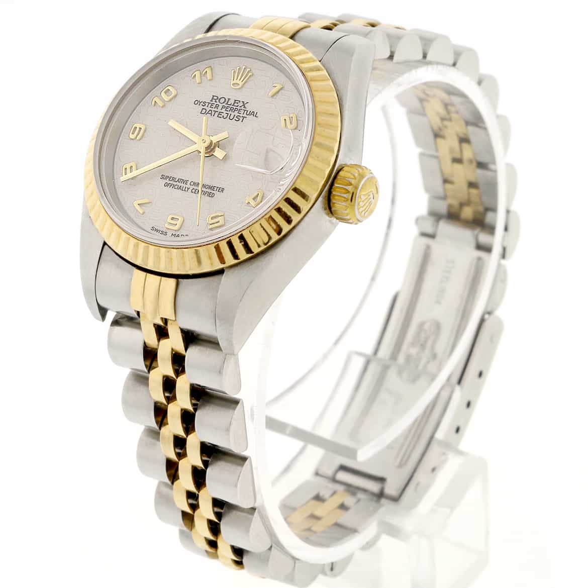 Rolex Datejust Ladies 2-Tone Gold/Steel Original Jubilee Arabic Dial 26MM Automatic Watch 69173 - Image 5