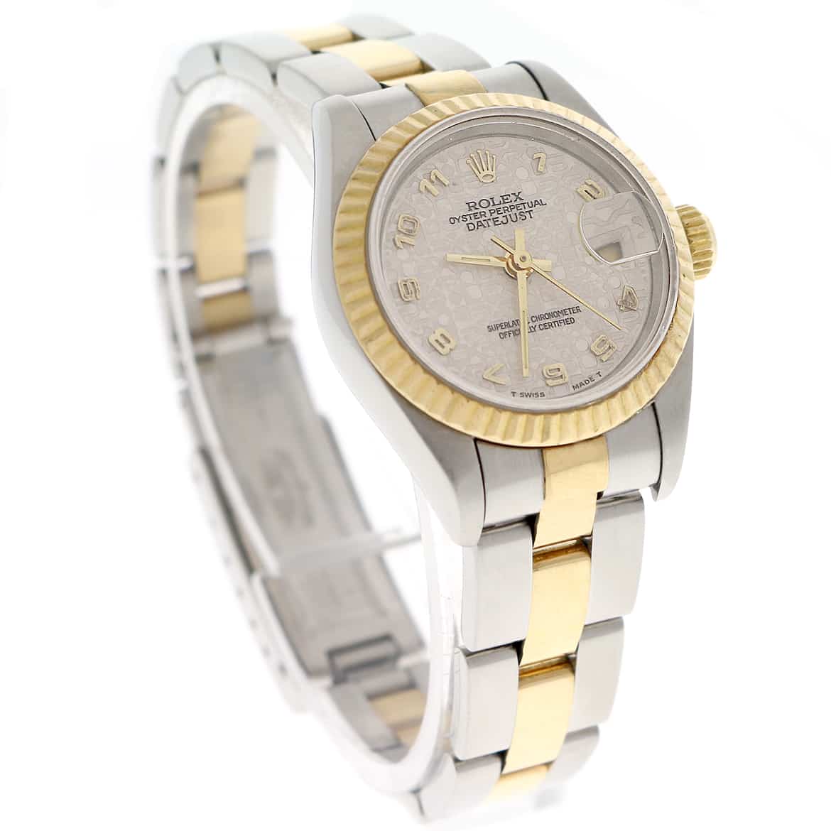 Rolex Datejust Ladies 2-Tone Gold/Steel Original Jubilee Dial 26MM Automatic Watch 69173 - Image 4