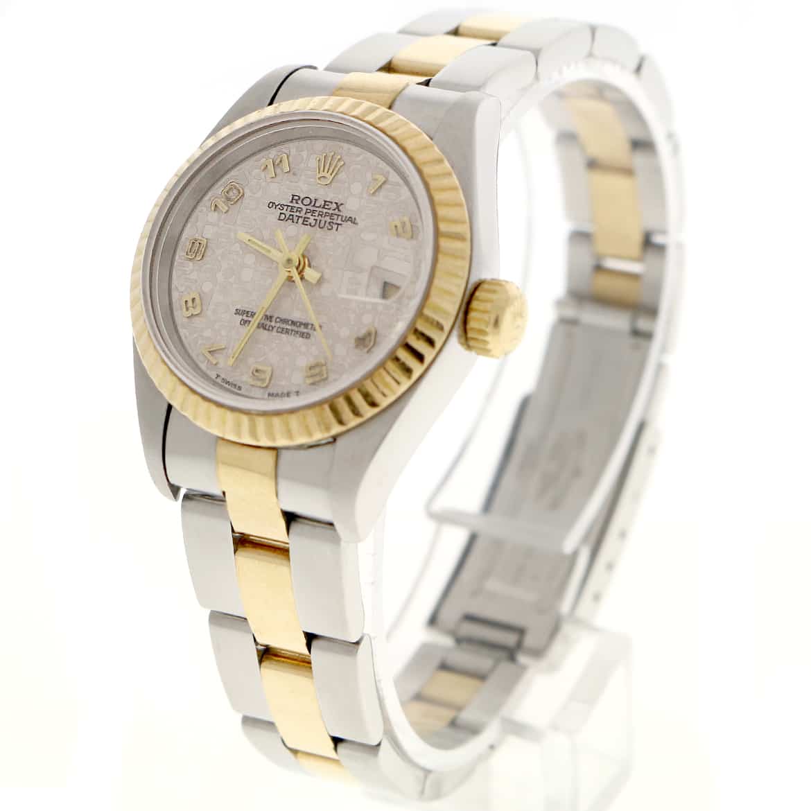 Rolex Datejust Ladies 2-Tone Gold/Steel Original Jubilee Dial 26MM Automatic Watch 69173 - Image 5