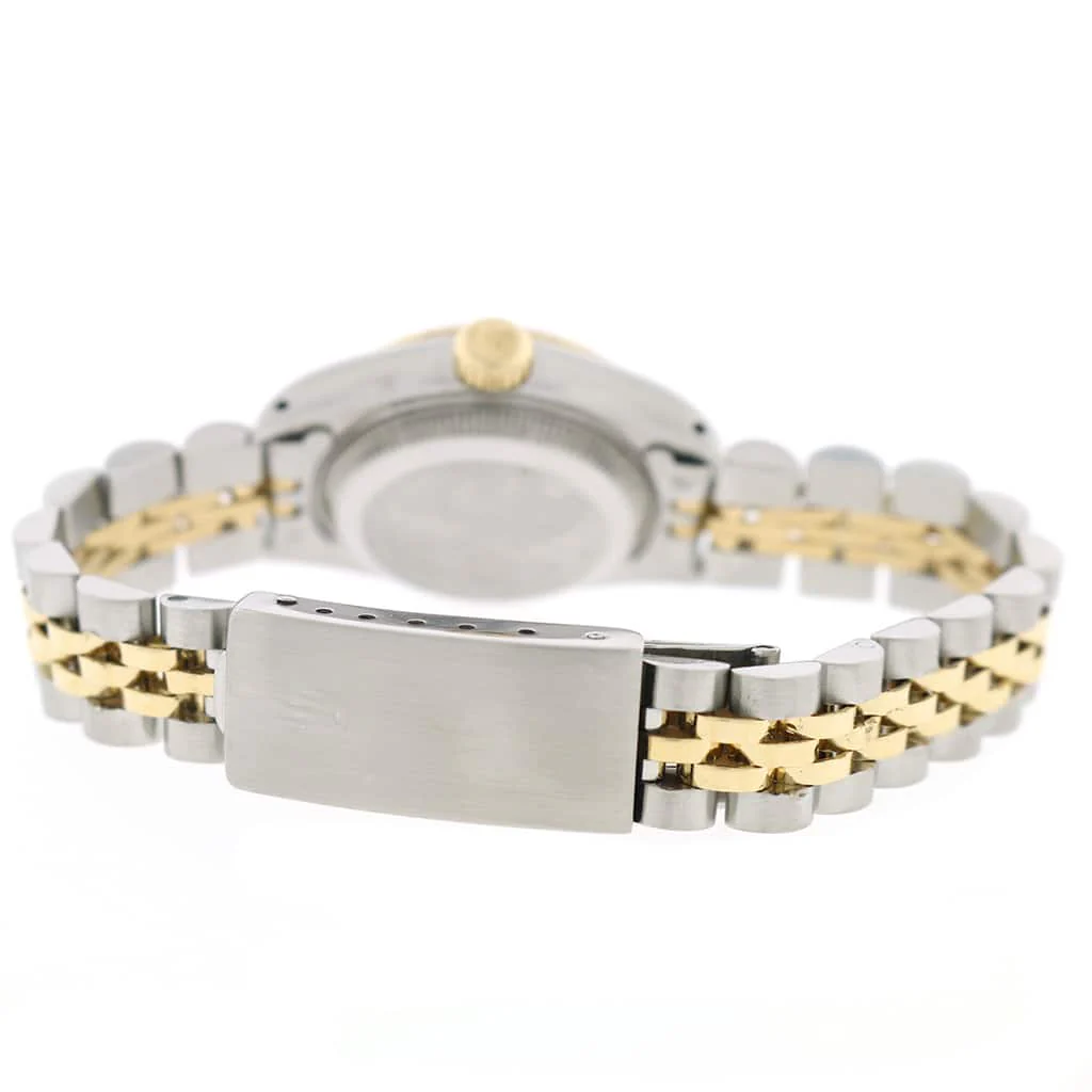 Rolex Datejust Ladies 2-Tone Yellow Gold/Steel Original White Roman Dial 26MM Jubilee Watch 69173 - Image 7