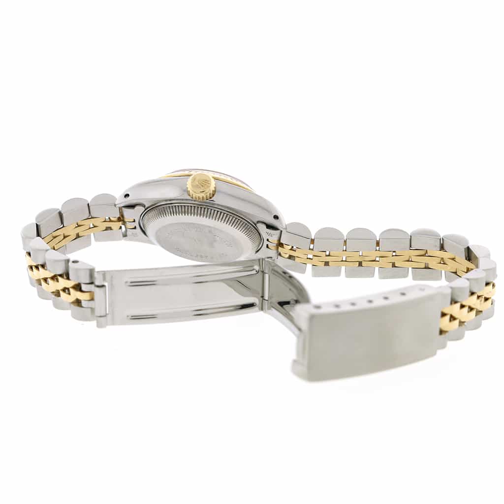 Rolex Datejust Ladies 2-Tone Yellow Gold/Steel Original White Roman Dial 26MM Jubilee Watch 69173 - Image 8