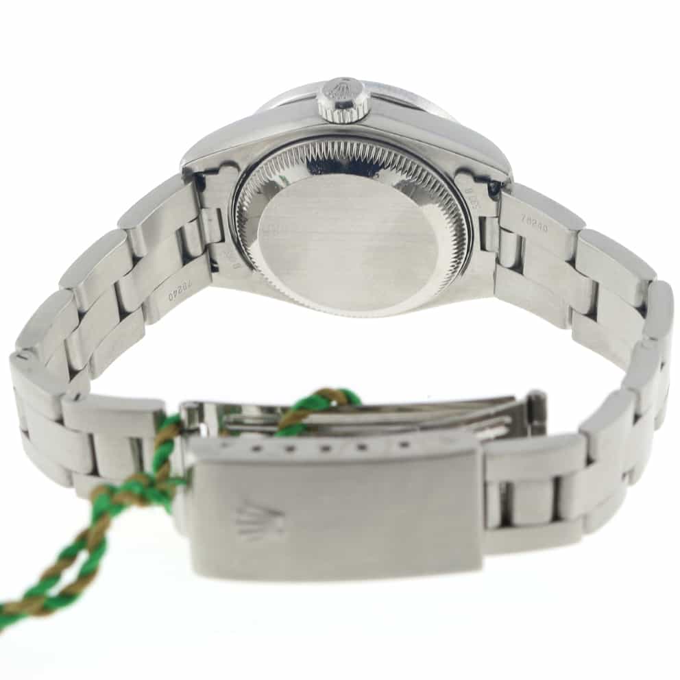 Rolex Datejust Ladies Original Chocolate Diamond Dial Automatic Stainless Steel Watch w/Diamond Bezel 79160 - Image 8