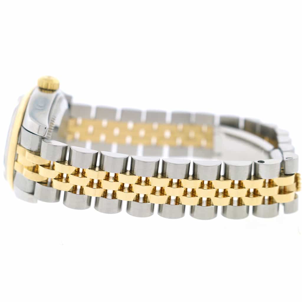 Rolex Datejust Ladies Original Meteorite Diamond Dial 2-Tone 18K Yellow Gold/Stainless Steel 26MM Oyster Watch 179163 - Image 6