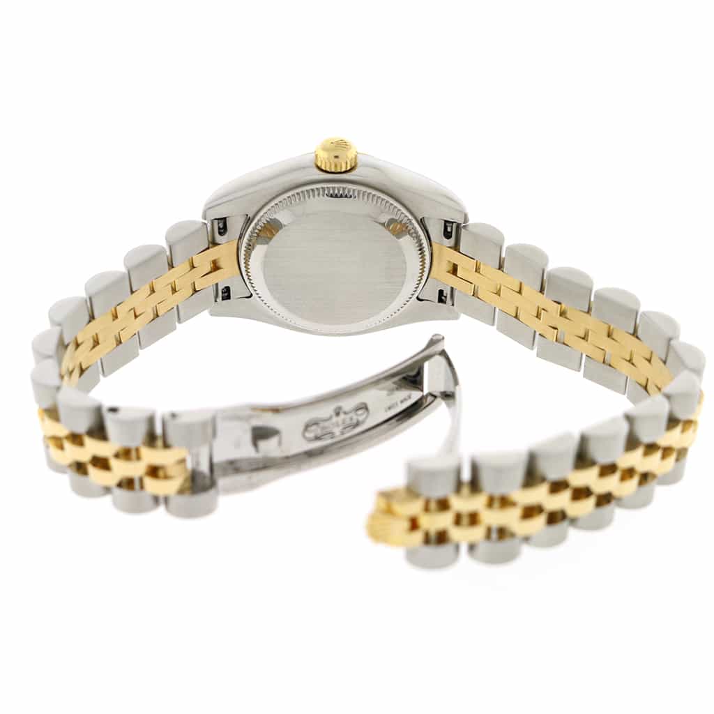Rolex Datejust Ladies Original Meteorite Diamond Dial 2-Tone 18K Yellow Gold/Stainless Steel 26MM Oyster Watch 179163 - Image 8