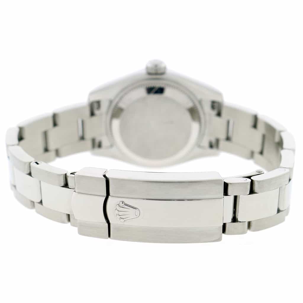 Rolex Datejust Ladies Original White Index Dial 26MM Domed Bezel Automatic Stainless Steel Jubilee Watch 179160 - Image 6
