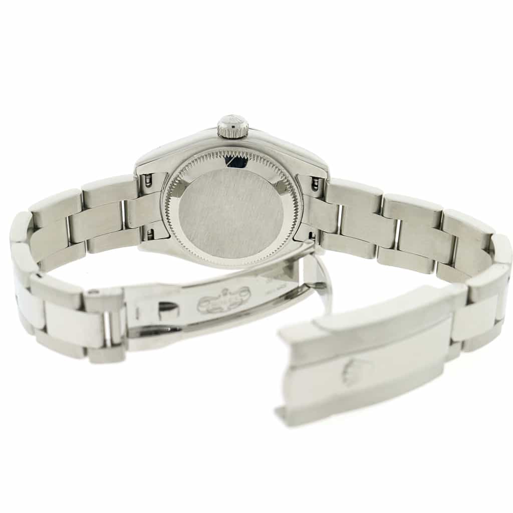 Rolex Datejust Ladies Original White Index Dial 26MM Domed Bezel Automatic Stainless Steel Jubilee Watch 179160 - Image 7