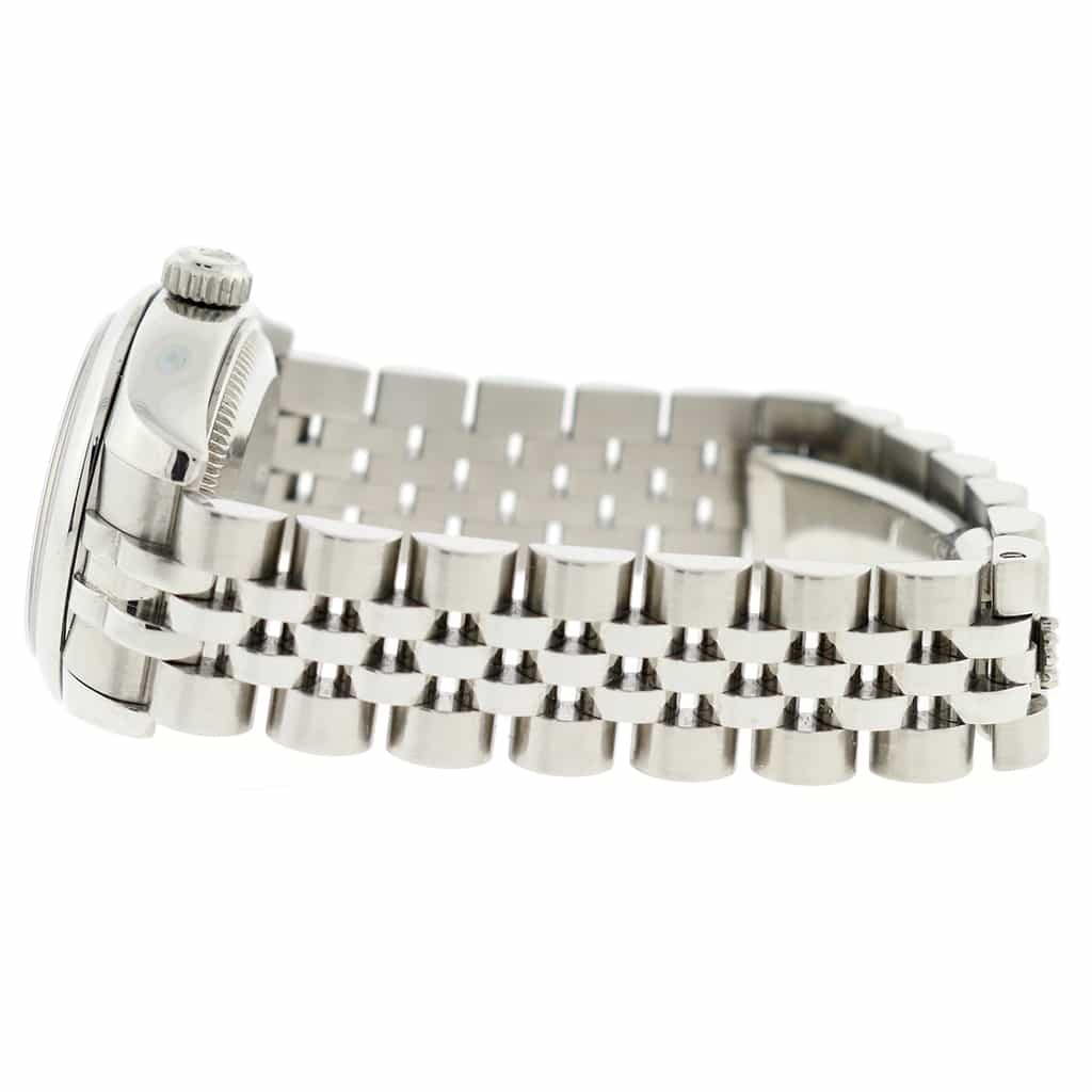 Rolex Datejust Ladies Original White Index Dial 26MM Domed Bezel Automatic Stainless Steel Jubilee Watch 179160 - Image 5