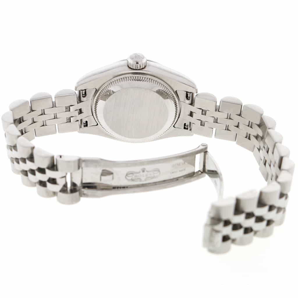 Rolex Datejust Ladies Original White Index Dial 26MM Domed Bezel Automatic Stainless Steel Jubilee Watch 179160 - Image 7