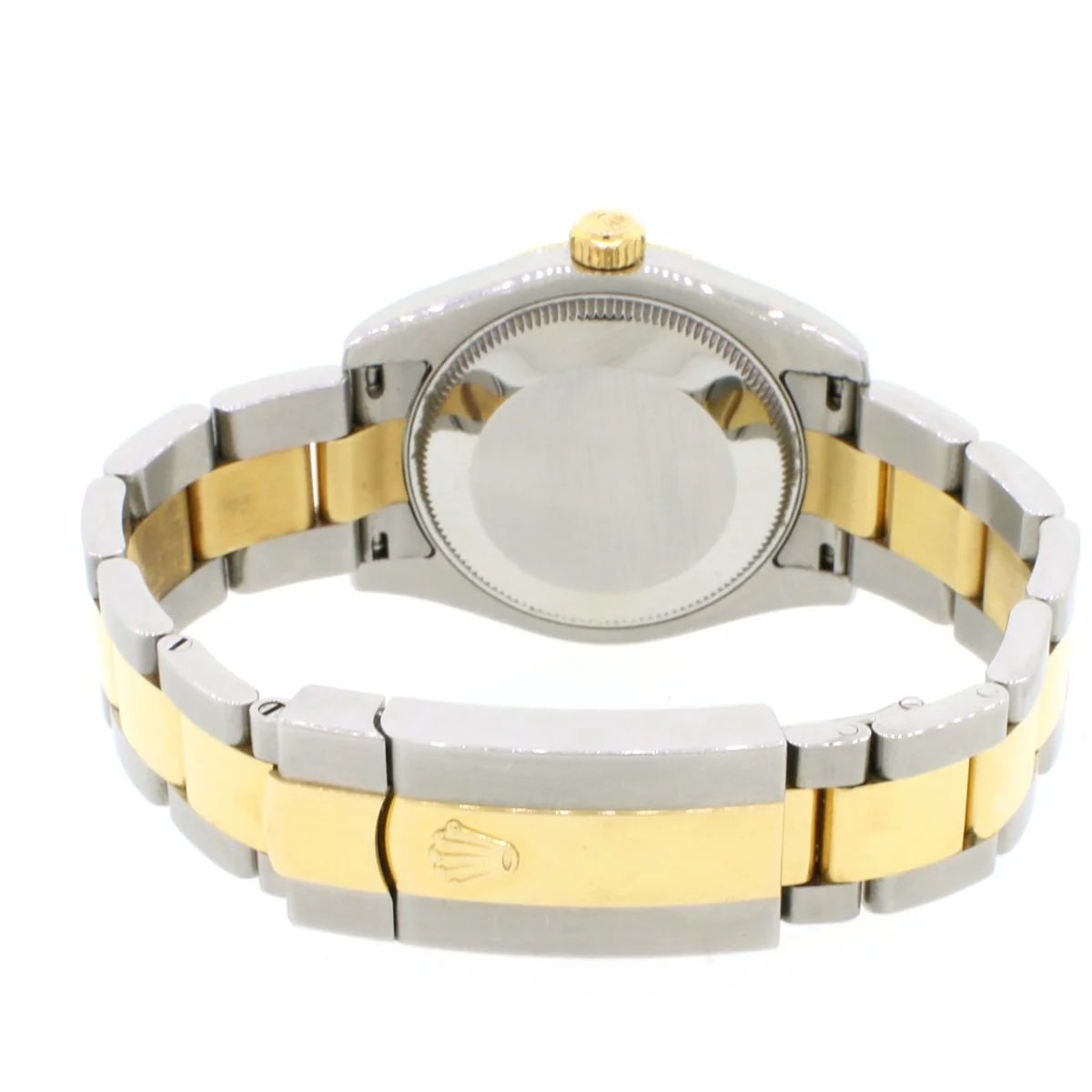 Rolex Datejust Midsize 2-Tone 18K Yellow Gold/Stainless Steel Original White Diamond Dial 31MM Oyster Watch 178273 Box Papers - Image 6